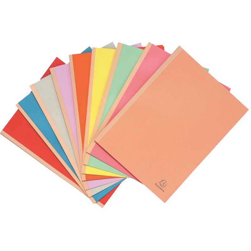 EXACOMPTA chemises de classement carton 320g/m², bleu, 25 pièces