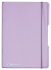 herlitz notitieschrift my.book flex pasteltint, A5, lila, 40 vel