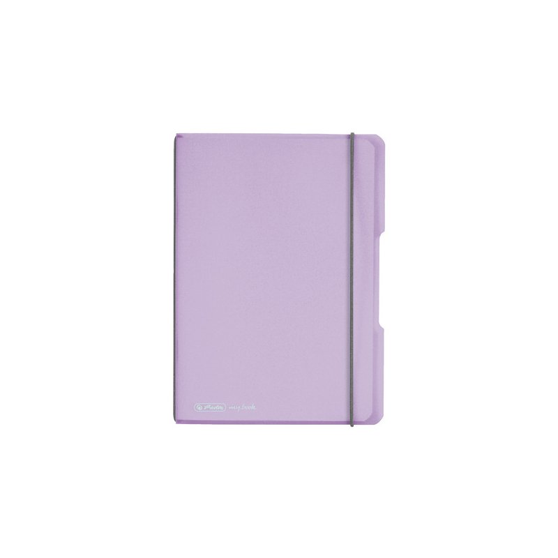 herlitz carnet my.book flex teinte pastel, A5, lilas, 40 feuilles