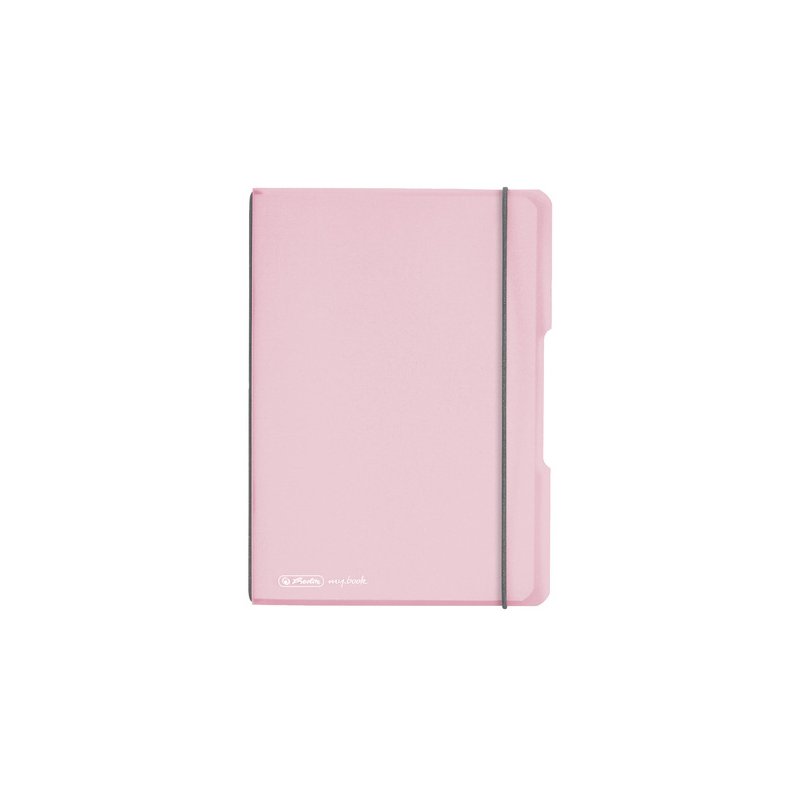 herlitz carnet my.book flex teinte pastel, A5, lilas, 40 feuilles