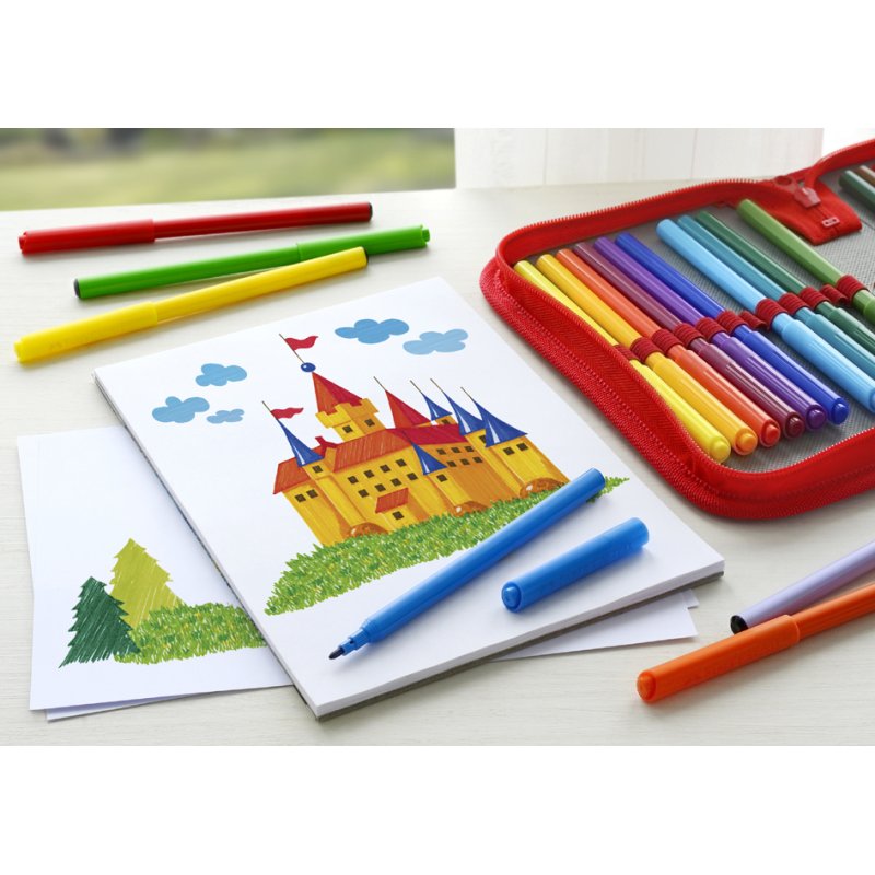 Faber-Castell stylos CASTLE, lavables, 3,0 mm, 50 pièces