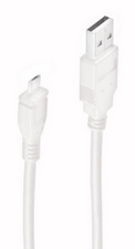 shiverpeaks USB 2.0 Micro kabel, USB-A naar Micro USB-B, wit, 1,0 m