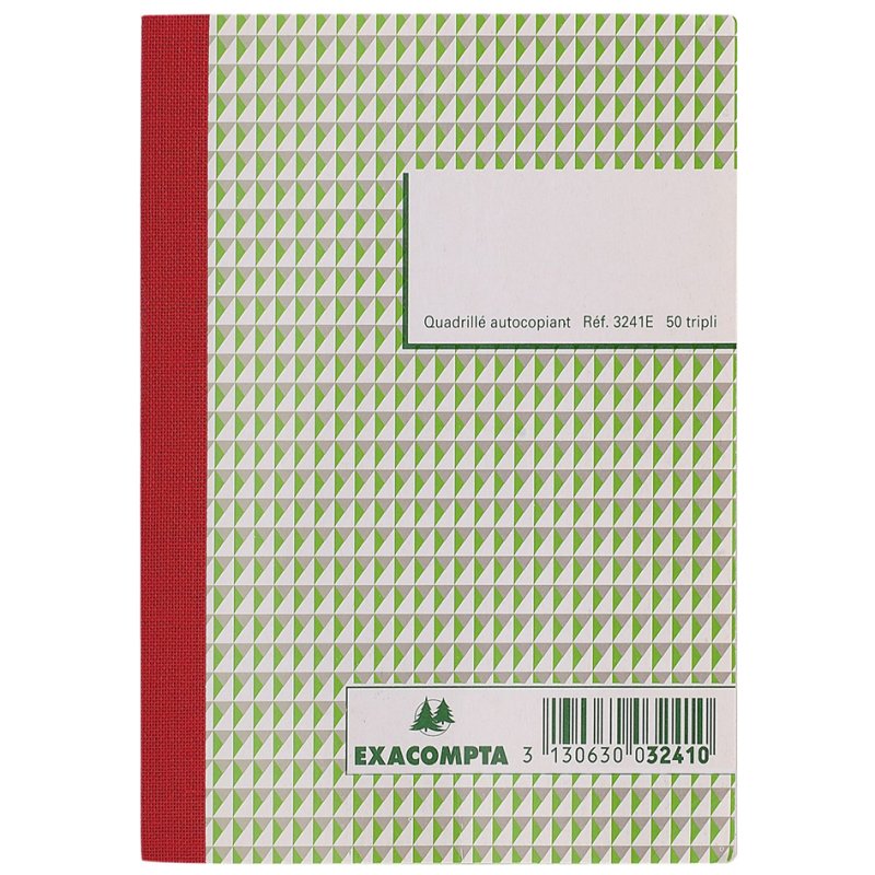 EXACOMPTA papier carbone A6, duplicata 5×5 mm, 50 feuilles