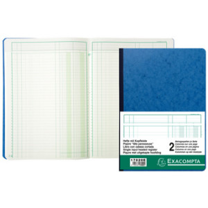 EXACOMPTA kolomenboek 320×250 mm, 8 kolommen, 40 vel