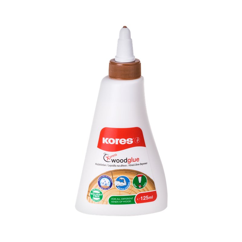 Kores Express colle à bois, blanc, 125 ml