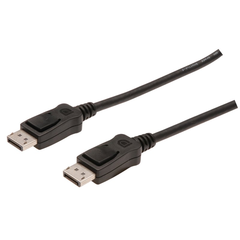 DIGITUS DisplayPort kabel, 2,0 meter, zwart