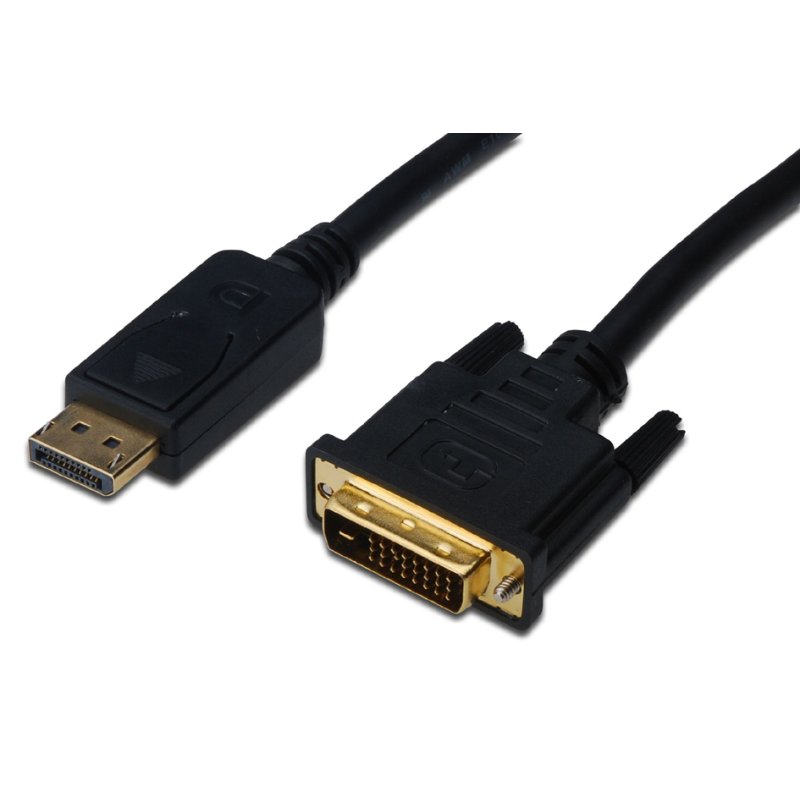 DIGITUS adapterkabel DisplayPort naar DVI-D, zwart, 5 meter