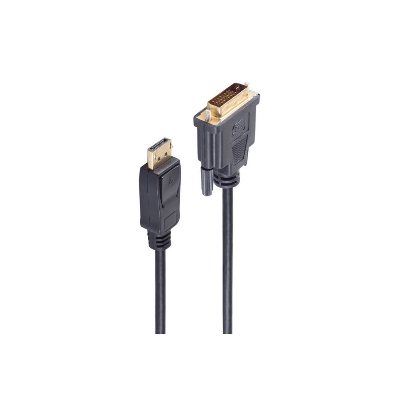 shiverpeaks Câble DisplayPort vers DVI-D, 2 mètres, noir