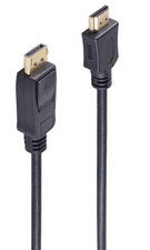 shiverpeaks DisplayPort naar HDMI kabel, 2 meter, vergulde contacten