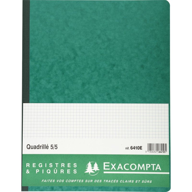 EXACOMPTA notitieboek Quadrillé 5/5, gelinieerd, 297×210 mm, 80 pagina's