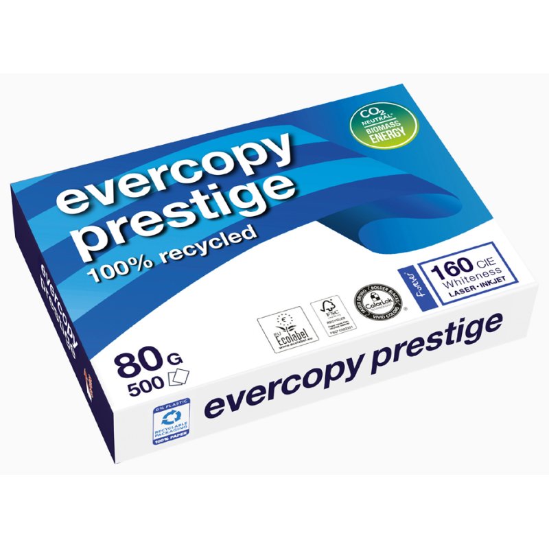 Clairefontaine papier multifonction evercopy prestige, A4, recyclé, 500 feuilles