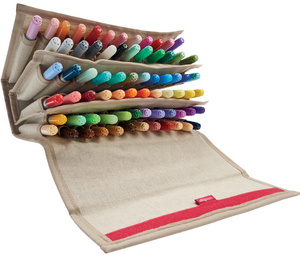 transotype potloodetui senseBag, 72 potloden, linnen, natuurkleur