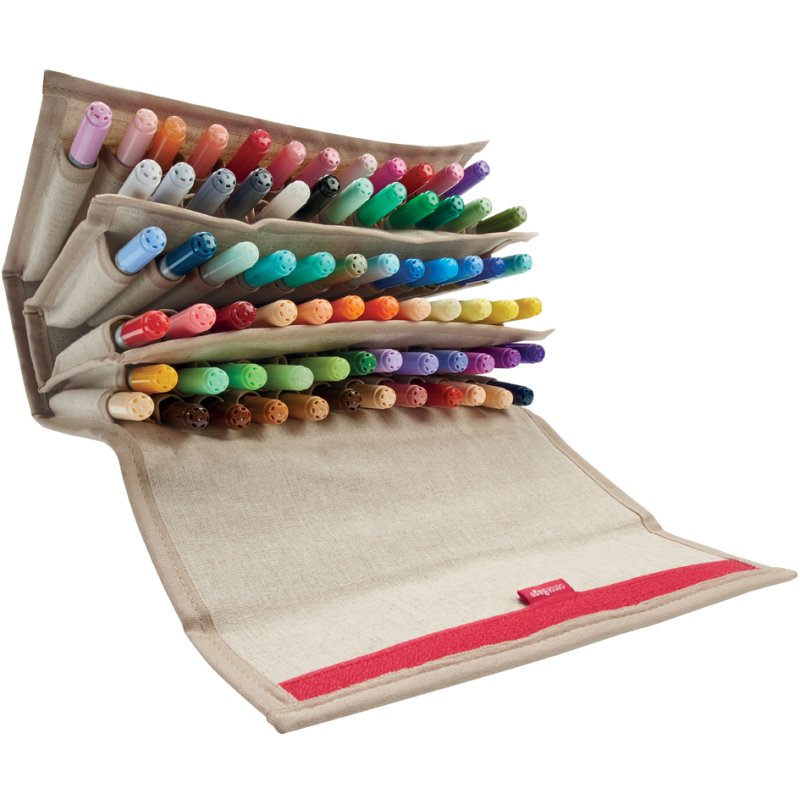Transotype pennentas senseBag, 72 stylos, noir, 270×90×160 mm