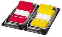 Sigel markerstrips Z-Marker Color-Tip, 25×43 mm, rood en geel, 100 vel