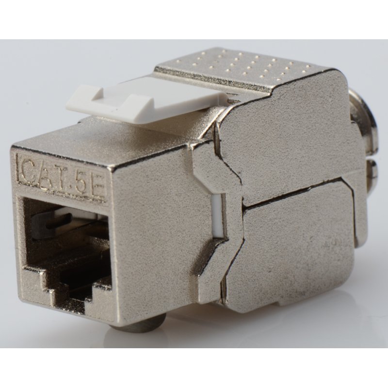 DIGITUS module keystonne Cat.5e, blindée, connecteur RJ45, gris