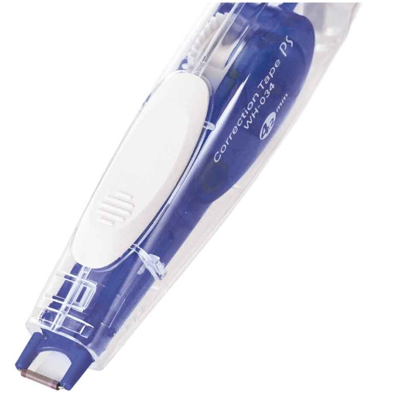PLUS JAPAN correctieroller, wegwerp, blauw, 5 mm × 6 m