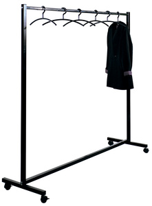 kerkmann kledingrek 6012, mobiel, alusilver, 170×51×167 cm
