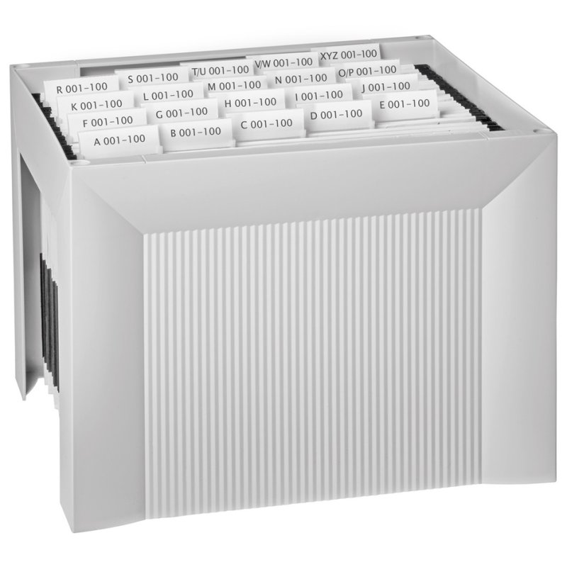 HAN porte-dossiers suspendus KARAT, noir, polystyrène, empilable