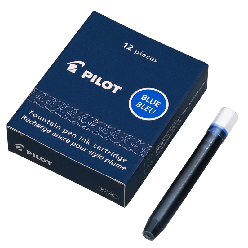 PILOT cartouches d'encre Namiki, bleu nuit, 12 pièces