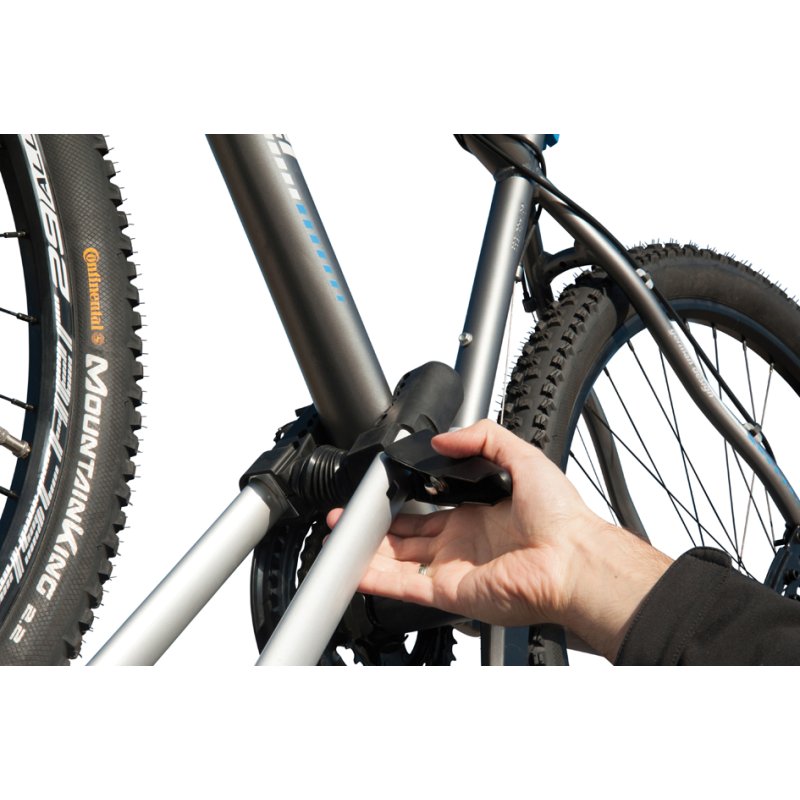 FISCHER porte-vélo de toit, 1 vélo, bras d'arrêt aluminium, verrouillable
