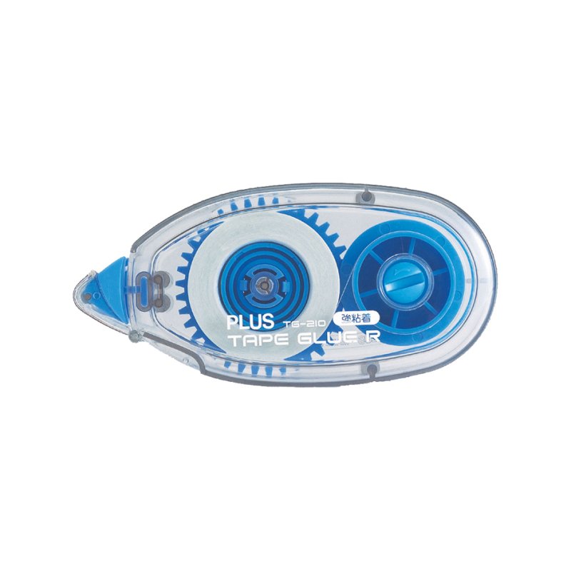PLUS JAPAN rouleau de colle permanent, 8,4 mm × 10 m, bleu