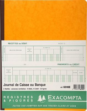 EXACOMPTA kasboek of bankafschriftboek, 320 × 250 mm, 80 pagina's