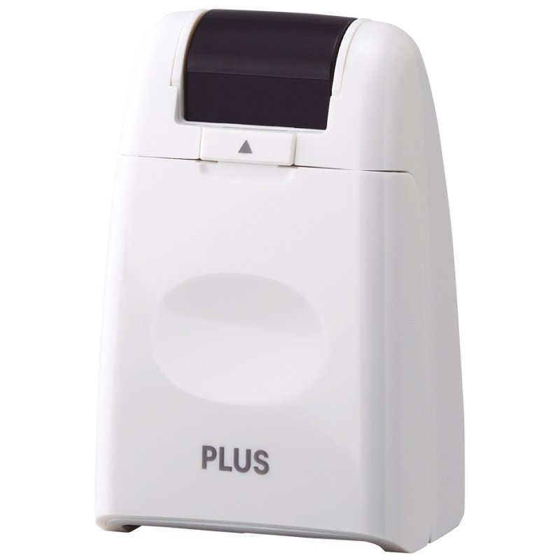 PLUS JAPAN privacy rolstempel, navulbaar, 26 mm, groen
