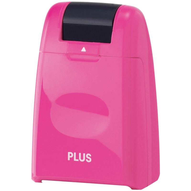 PLUS JAPAN privacy rolstempel, navulbaar, 26 mm, groen