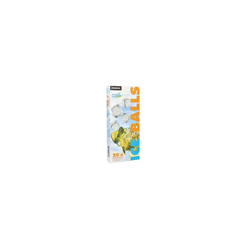 STARPAK bags for ice cream scoops, transparent, LDPE film 25 µm, 20 pieces