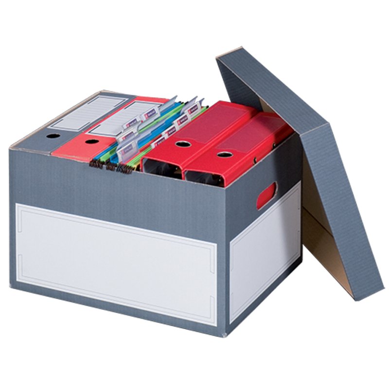 SMARTBOXPRO boîte d'archives S, gris, 348×440×280 mm