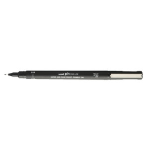 uni-ball fineliner PIN, zwart, 0,03 mm