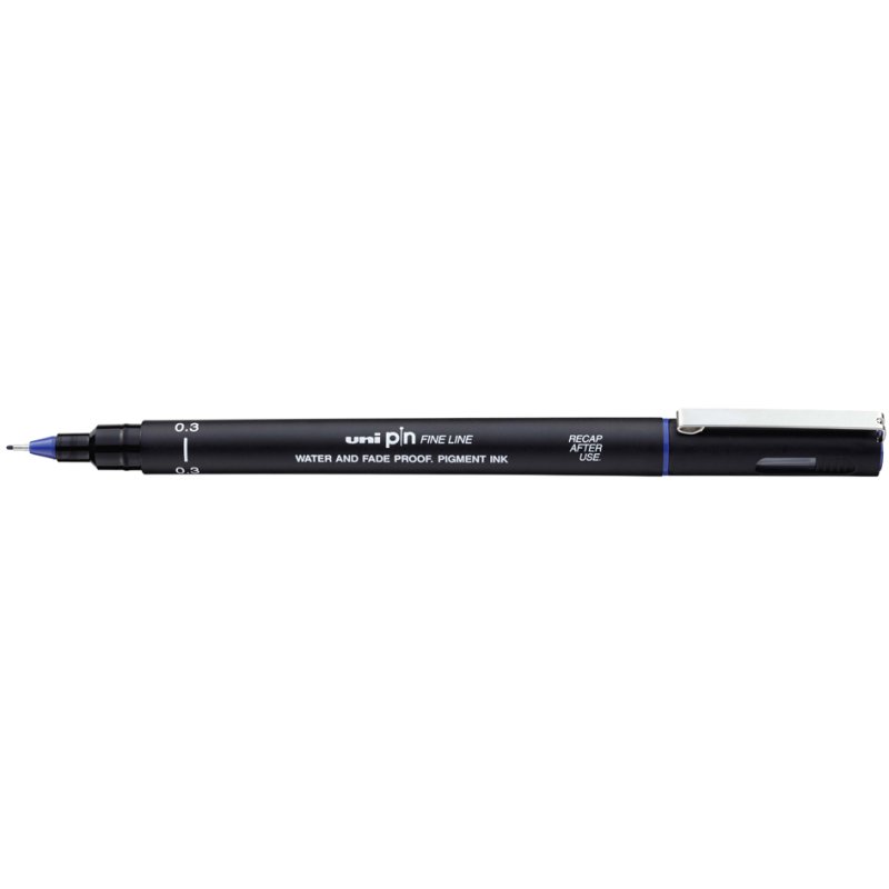uni-ball fineliner PIN, 0,5 mm, lichtgrijs, gepigmenteerde inkt