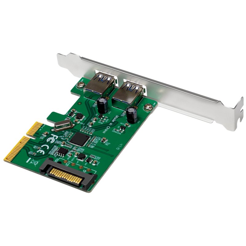 LogiLink USB 3.2 PCI-Express kaart, 2 poorten, 10 Gbit/sec