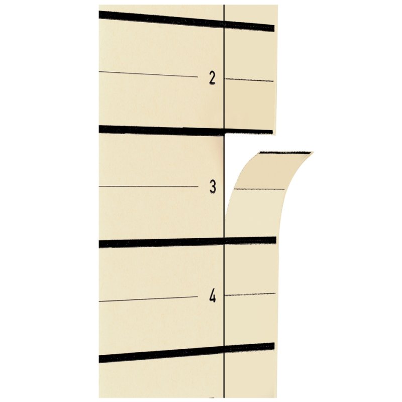 PAGNA scheidingsbladen A4, kraftkarton, beige, 100 vel