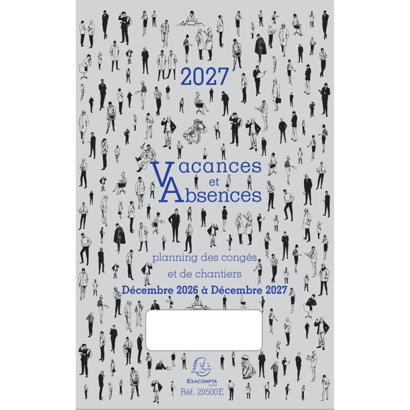EXACOMPTA leave planner 2025/2026, December to December, 13 months