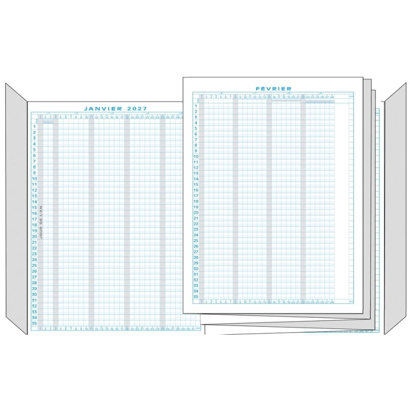 EXACOMPTA leave planner 2025/2026, December to December, 13 months