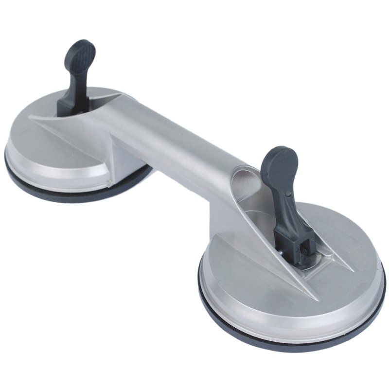 BRÜDER MANNESMANN ventouse de levage avec 2 ventouses, 115 mm, plastique ABS, 35 kg
