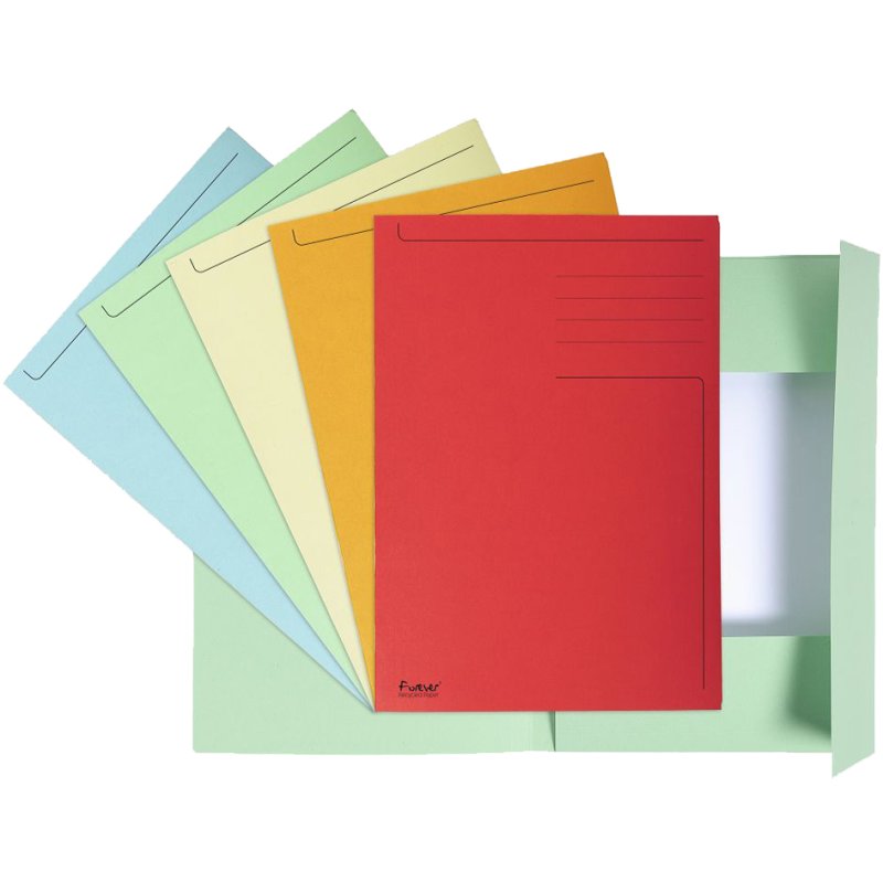 EXACOMPTA chemise de documents A4, jaune pastel, carton 280 g/m²