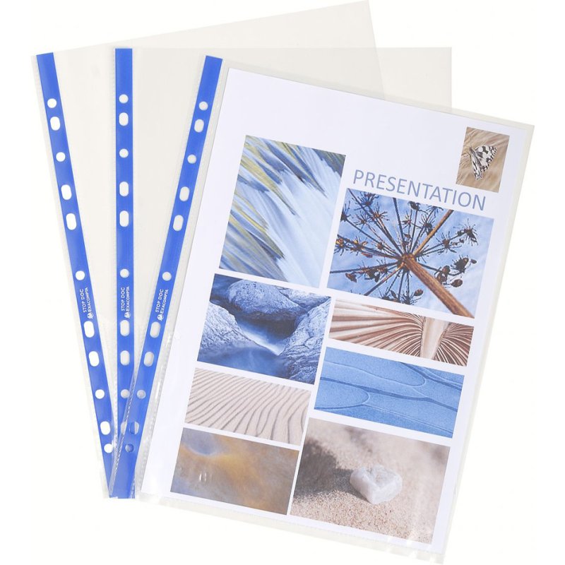 EXACOMPTA chemises Stop Doc, A4, transparent, 100 pièces