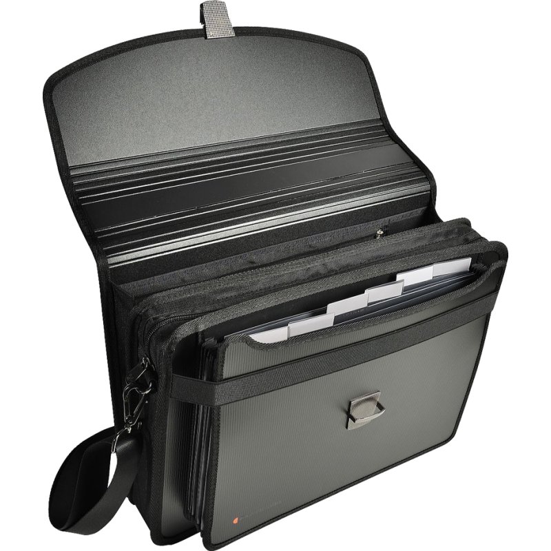 EXACOMPTA aktentas Reisklaar, PP, zwart, 15 inch laptopvak