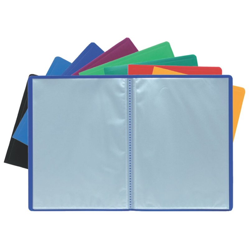 EXACOMPTA presentatiemap A4, blauw, 40 hoezen