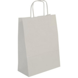 APLI papieren draagtassen kraftpapier, groot, bruin, 50 stuks