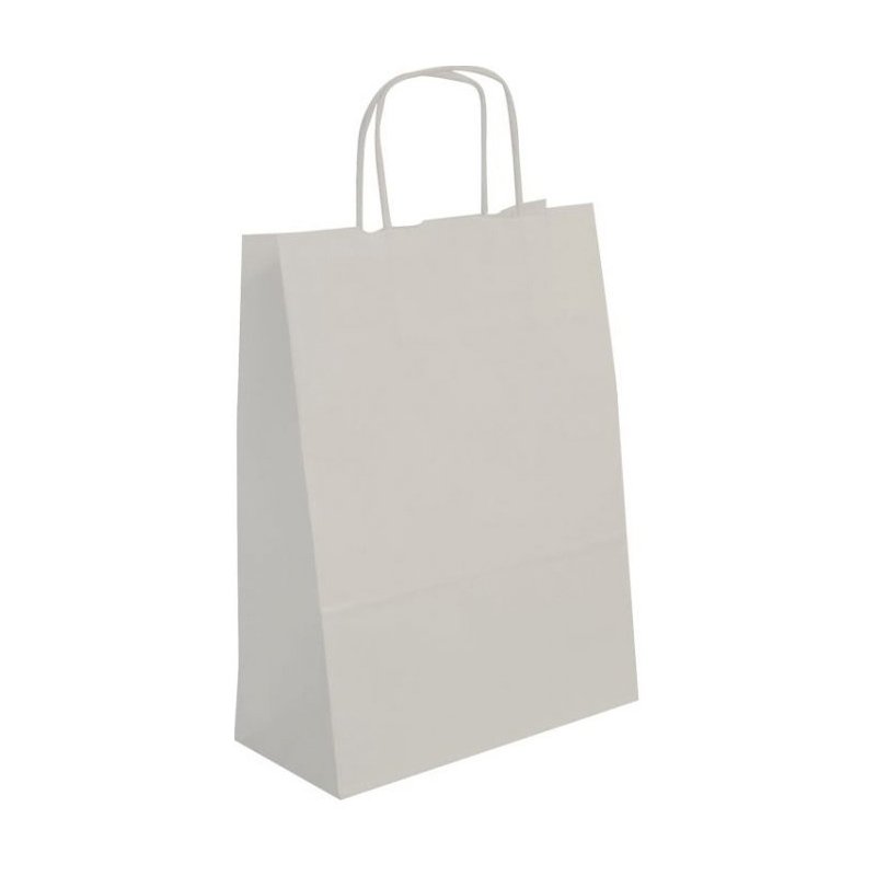 APLI papieren draagtassen kraftpapier, groot, bruin, 50 stuks