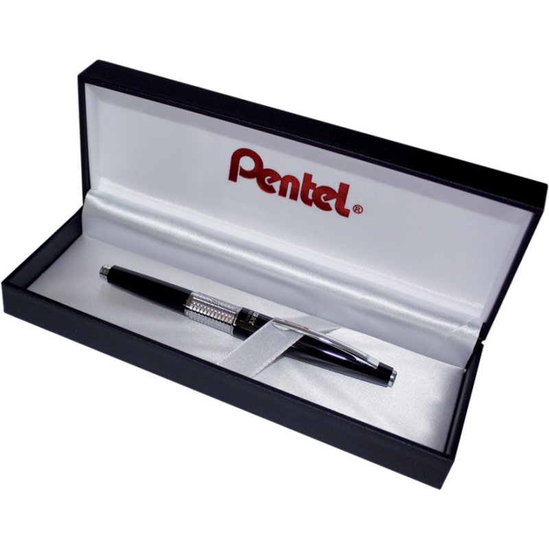Pentel KERRY mechanical pencil, black metallic, 0.7 mm