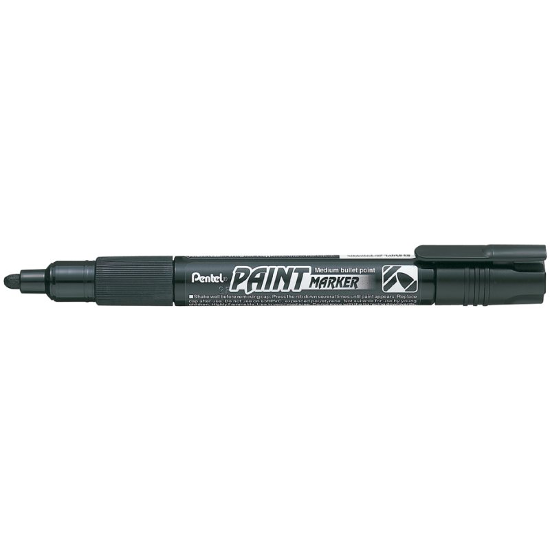 Pentel marqueur peinture, blanc, pointe ronde, 3,0 mm