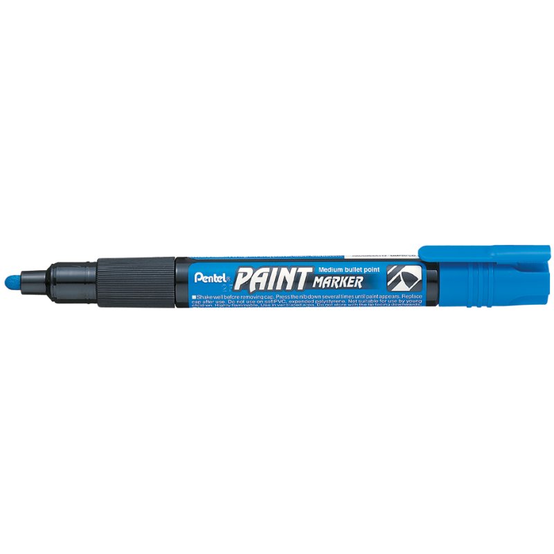 Pentel marqueur peinture, blanc, pointe ronde, 3,0 mm