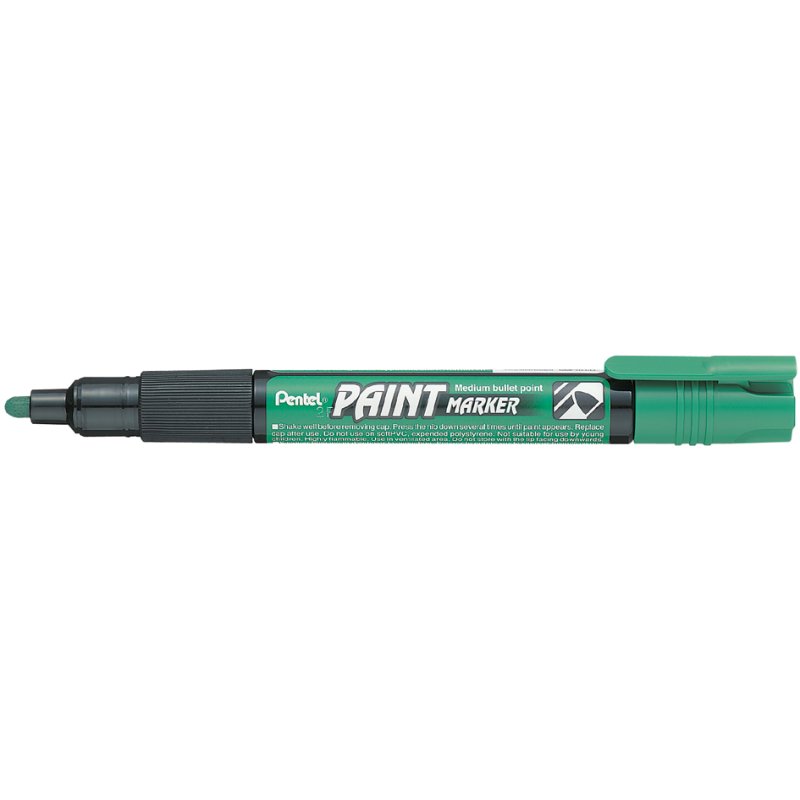 Pentel marqueur peinture, blanc, pointe ronde, 3,0 mm
