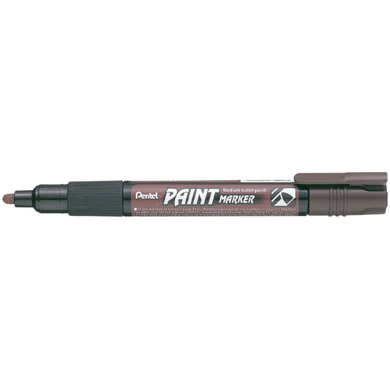 Pentel marqueur peinture, blanc, pointe ronde, 3,0 mm