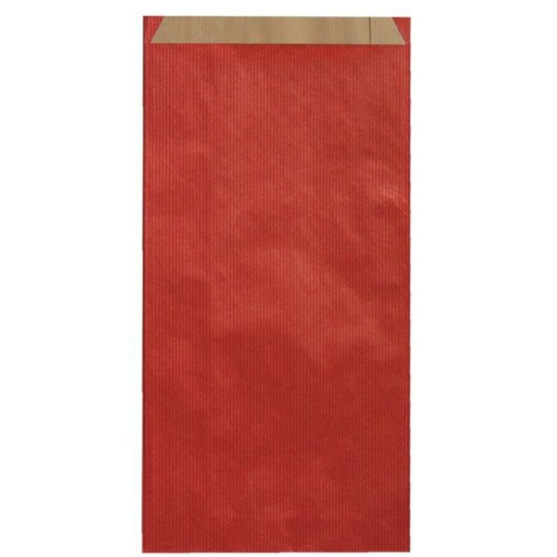 APLI cadeauzakjes kraftpapier, klein, rood, 250 stuks