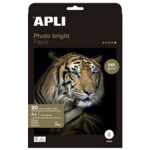 APLI fotopapier A4 240g/m² hoogglans voor inkjetprinters